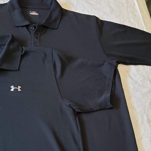 2 black Under Armour Shirts